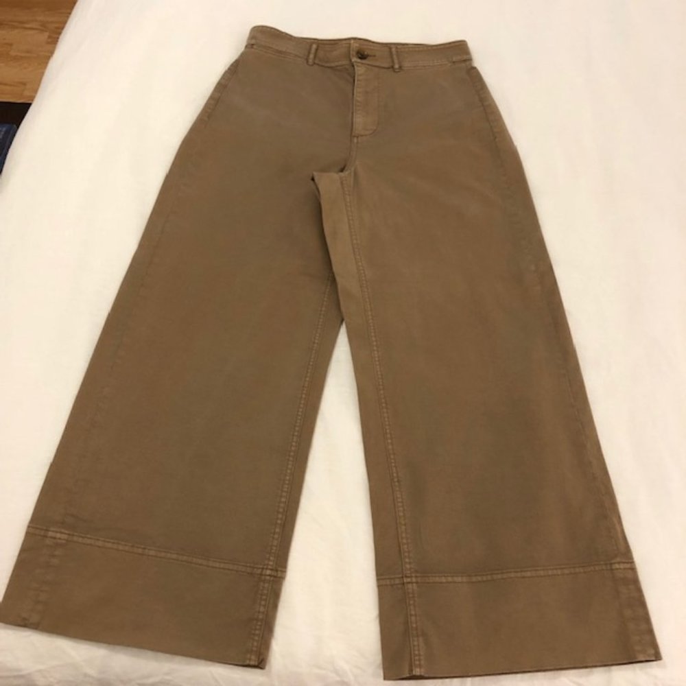 Everlane The Lightweight Wide-Leg Crop Chino